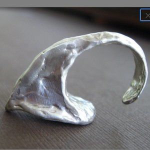 Sterling Point Ring Primitive Modern Lost Treasure